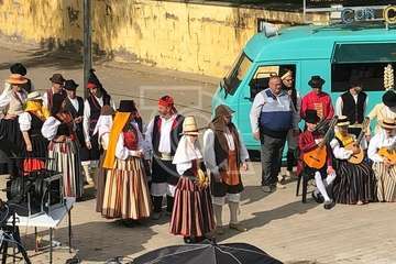 Grabación en la Casa de la Condesa del programa Haciendo amigos con Calero (Foto TA)